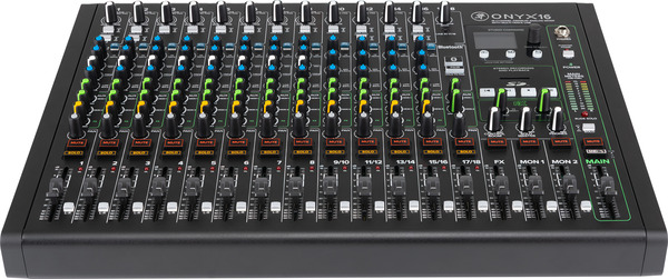 ONYX16 16-CHANNEL PREMIUM ANALOG MIXER WITH MULTI-TRACK USB